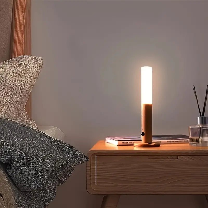 Gothenburg LED USB Magnetic Wireless Wood Light Lamp - Decor Nord