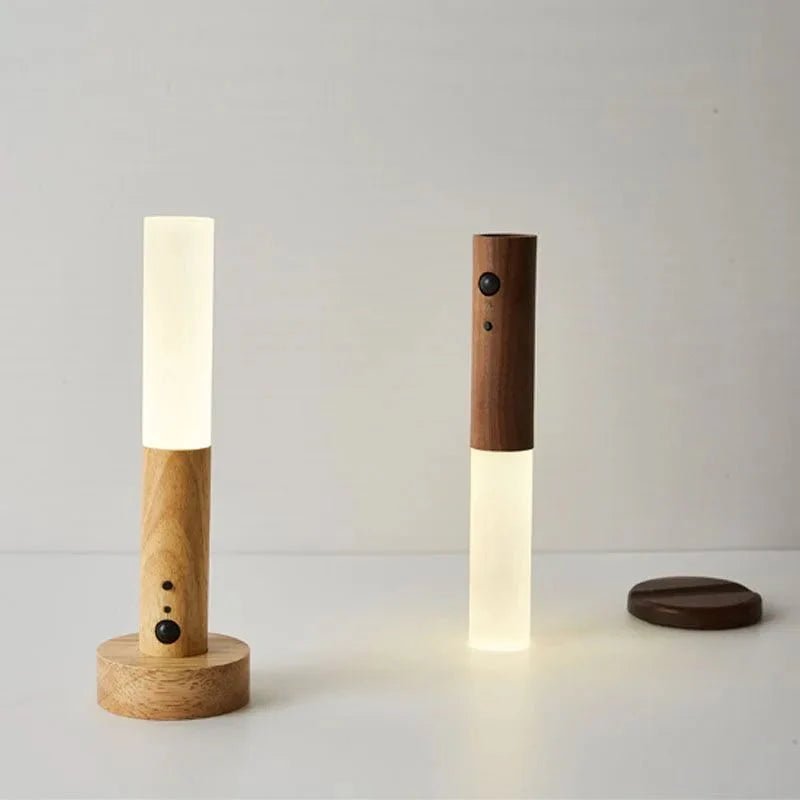 Gothenburg LED USB Magnetic Wireless Wood Light Lamp - Decor Nord